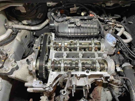 wet belt issue on a Ford Focus